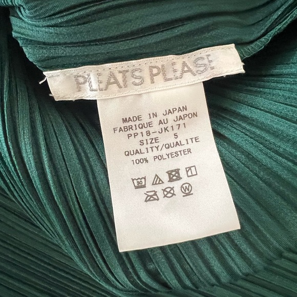 Issey Miyake Pleats Please Top Green Size 5 - Picture 3 of 5